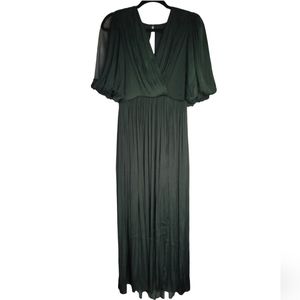 Banana republic green dress size 2